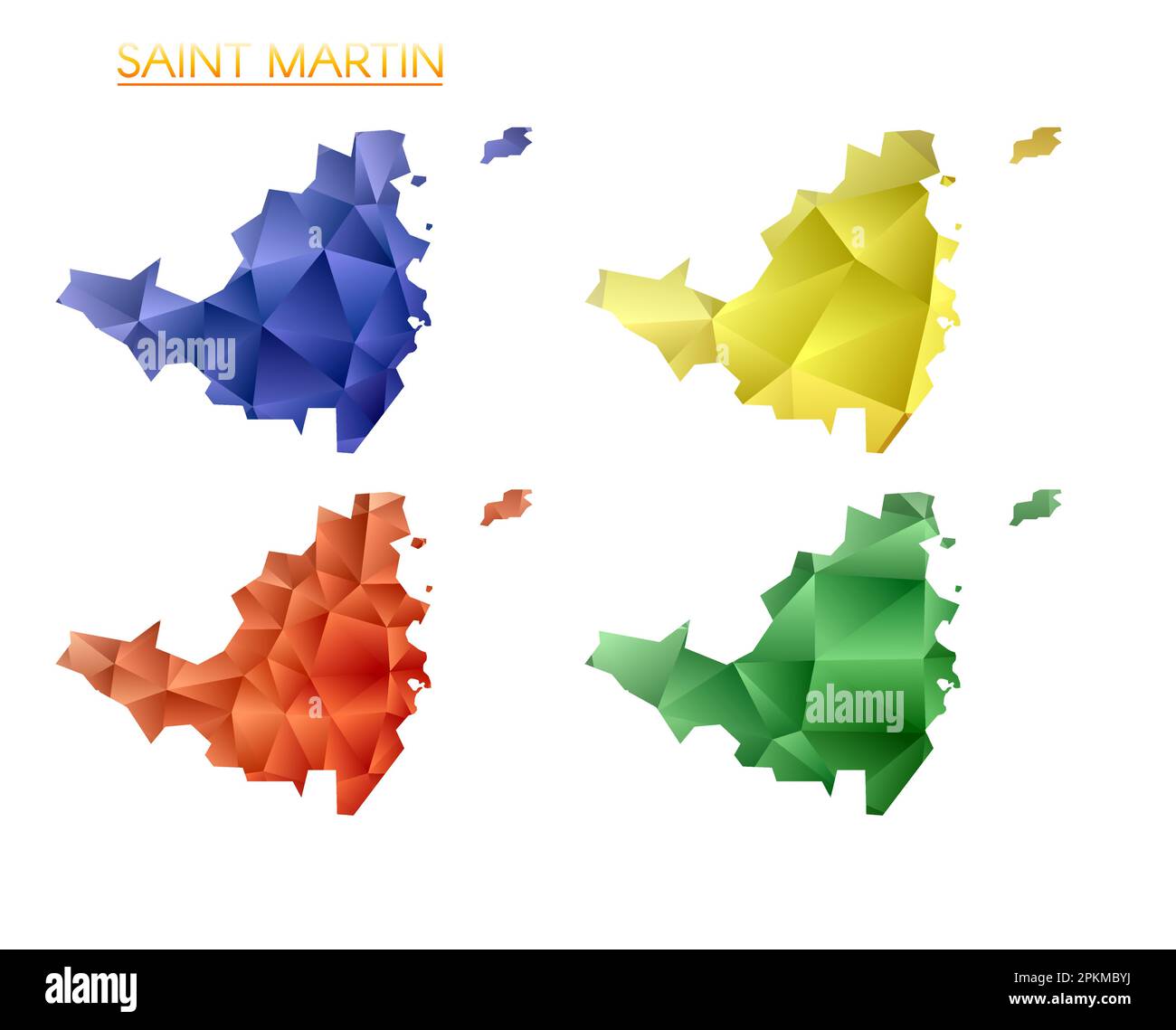 Map of st martin Stock Vector Images - Alamy