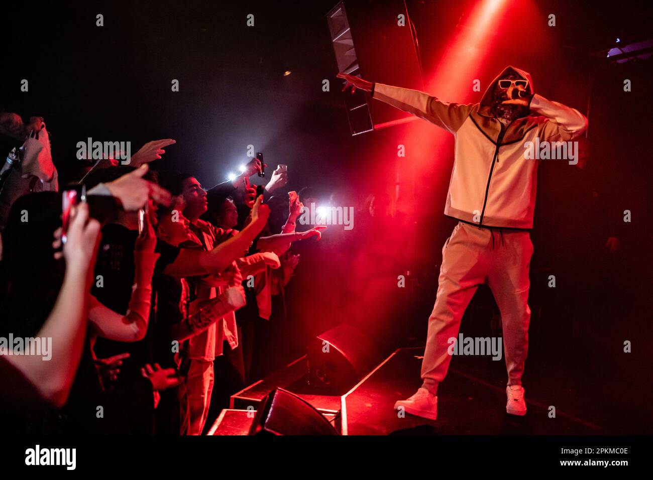 Copenhagen, Denmark. 07th, April 2023. The British rapper Meekz ...