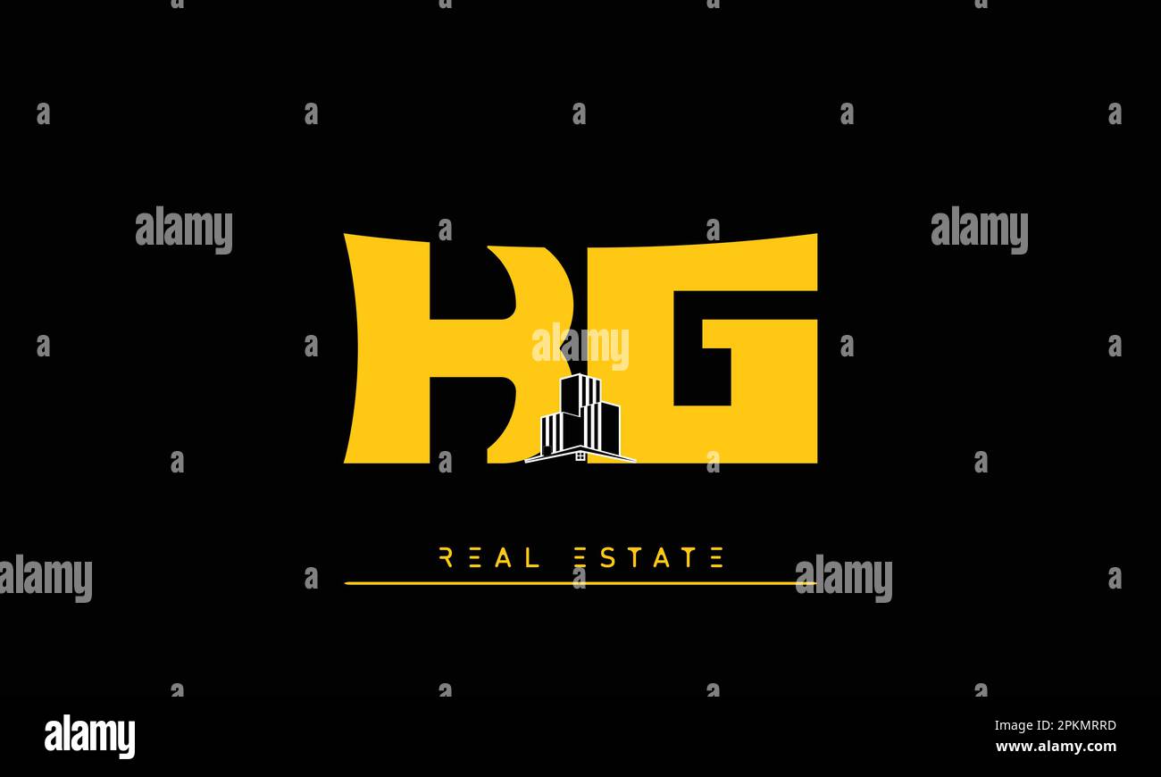 Kg real estate logo hires stock photography and images Alamy