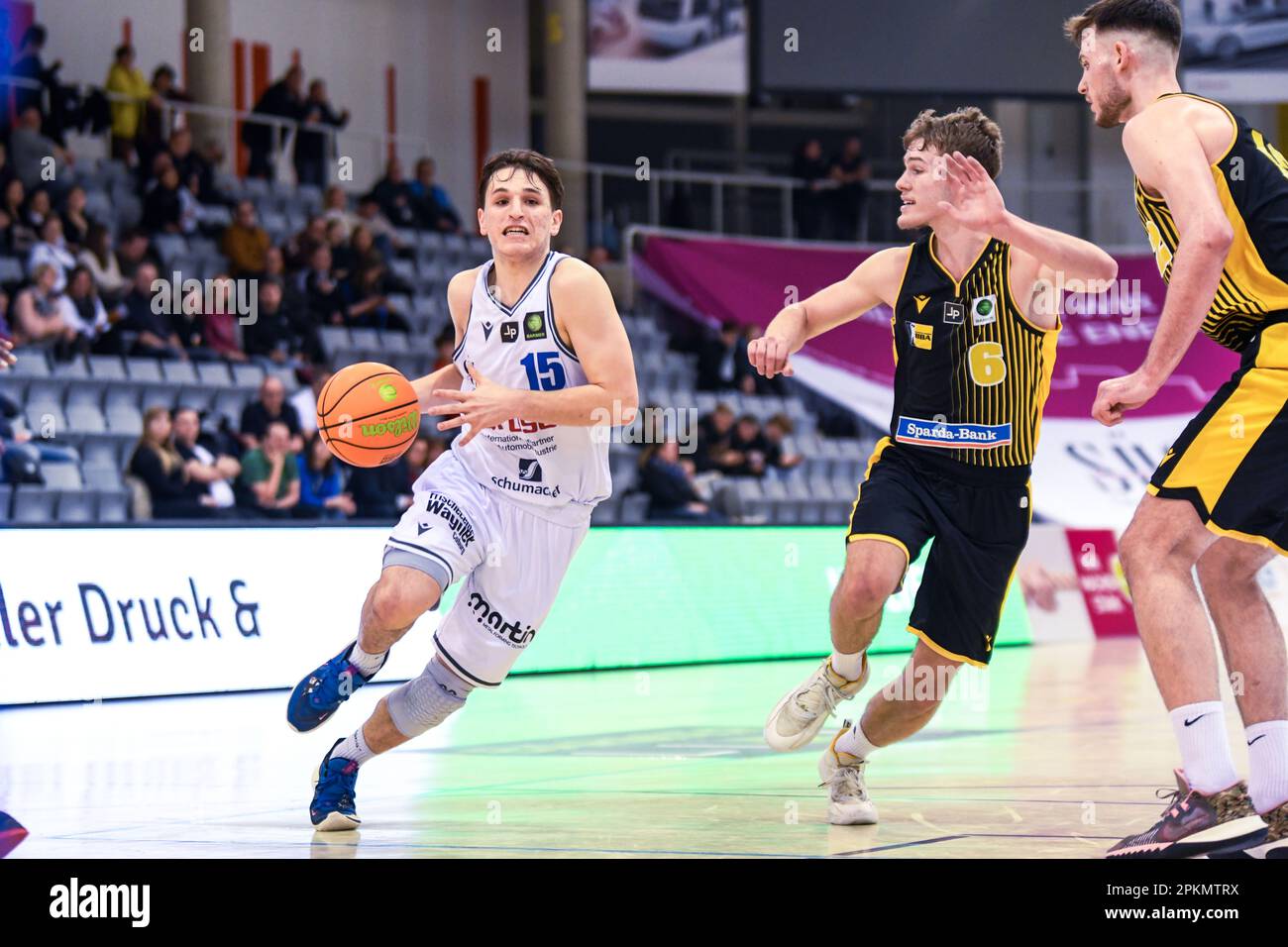 Germany ,Coburg, HUK Coburg Arena - 8 Apr 2023 - Basketball, 2. Liga ...