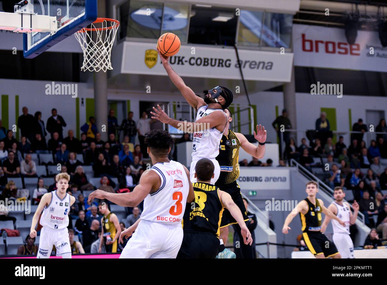 Germany ,Coburg, HUK Coburg Arena 8 Apr 2023 Basketball, 2. Liga