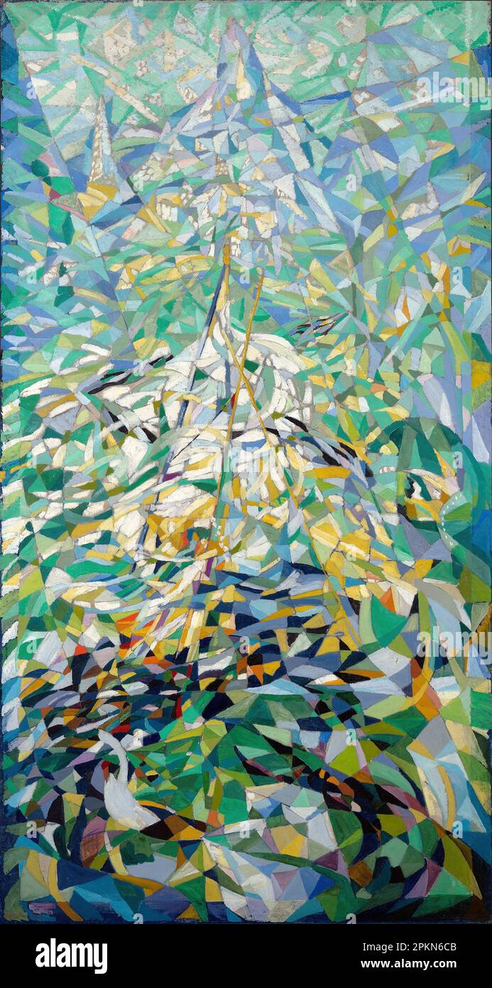 Spring (The Procession) painted by the Italian American futurist Joseph ...