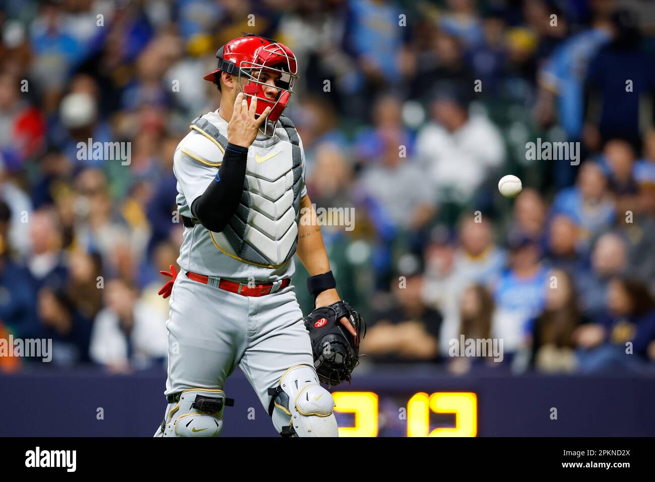April 8, 2023 St. Louis Cardinals catcher Willson Contreras (40