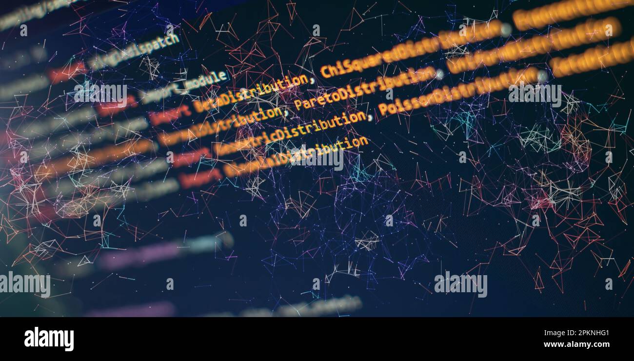 Programming code. Programming code on computer screen. Technology ...