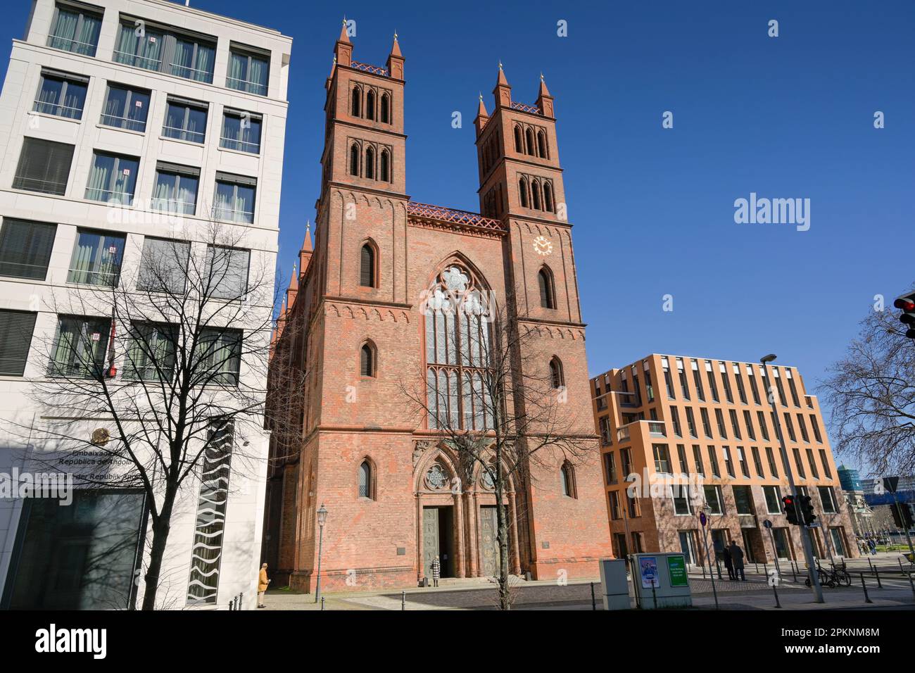 Friedrichswerdersche Kirche, Werderscher Markt, Mitte, Berlin, Deutschland Stock Photo