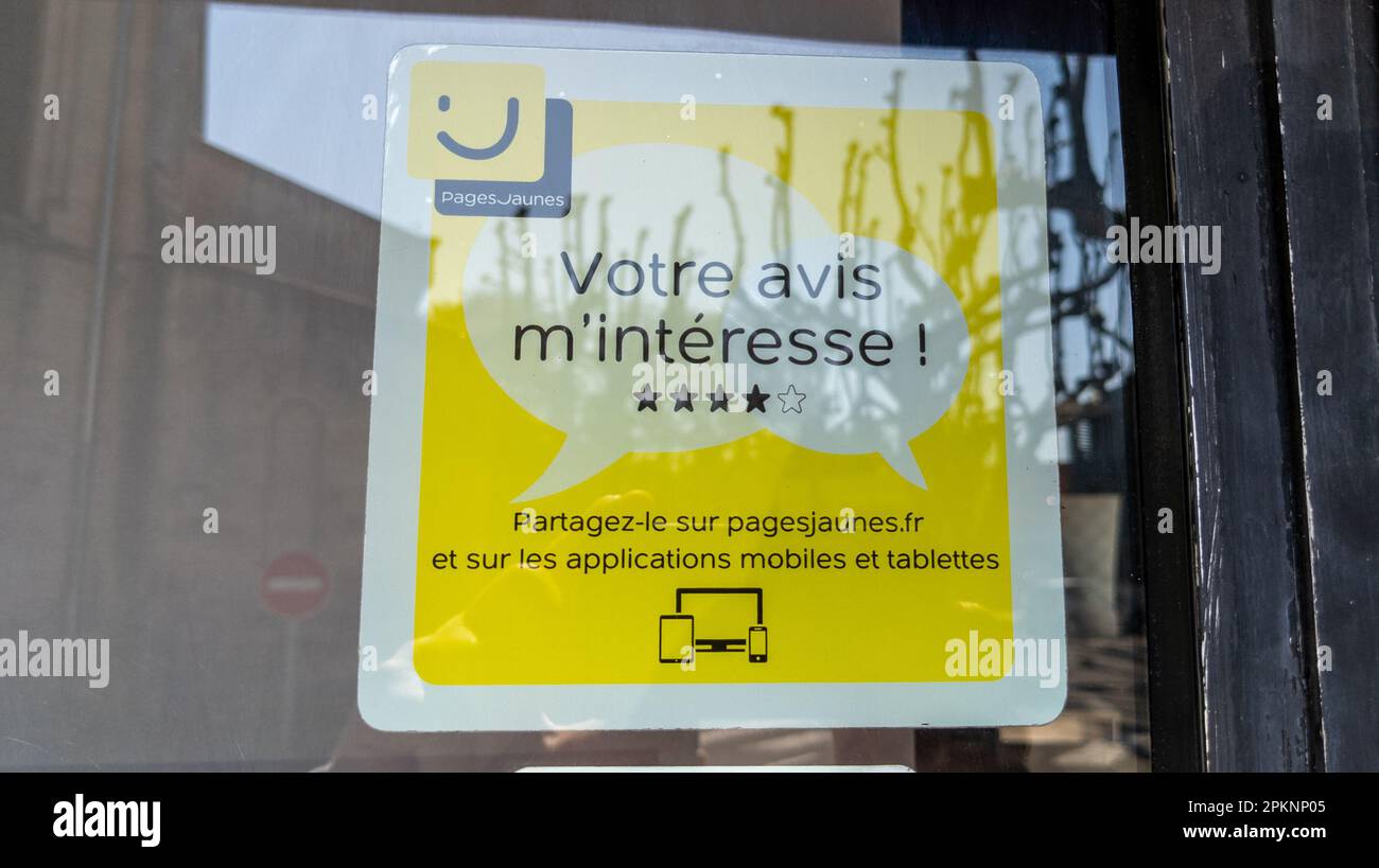 Bordeaux , Aquitaine France 04 02 2023 PagesJaunes logo brand and