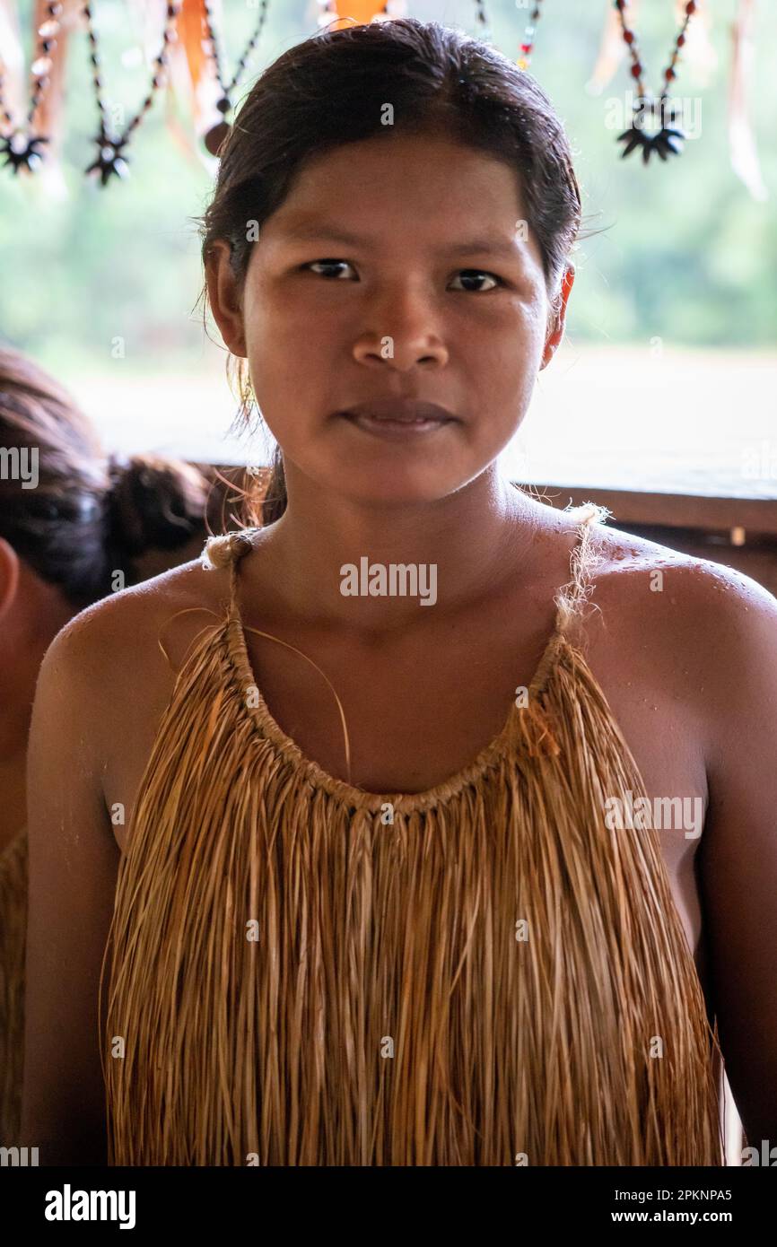 The Yagua Are An Indigenous People Of Northeastern Peru Stock Photo Alamy