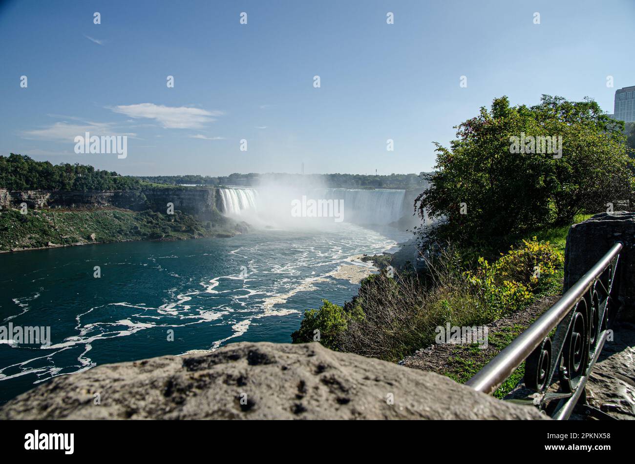 Falls View Fall The spectacular view. Niagara Falls, Ontario, Canada Stock Photo - Alamy
