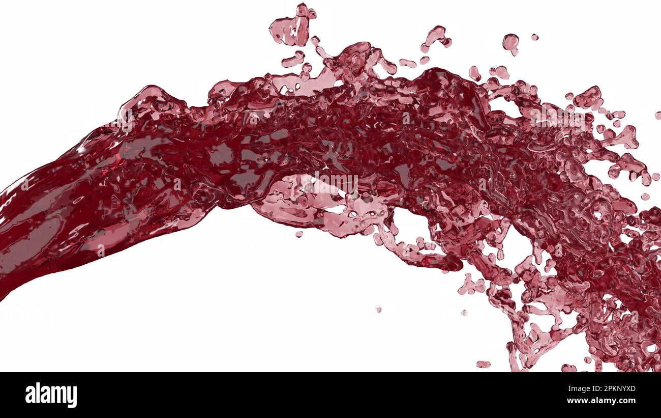 Jet stream blood 3d render Stock Photo - Alamy