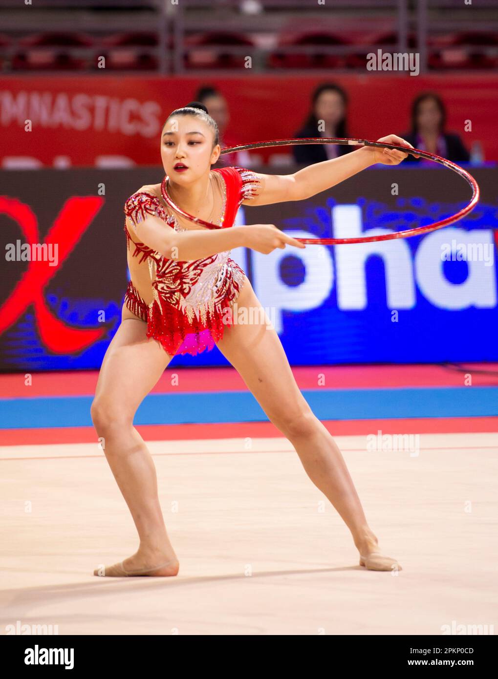 Sofia, Bulgaria. March 31, 2023. Aino Yamada of Japan performs with the ...