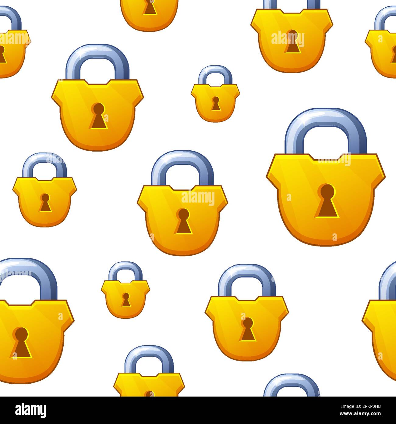 Cartoon padlock and key hi-res stock photography and images - Alamy