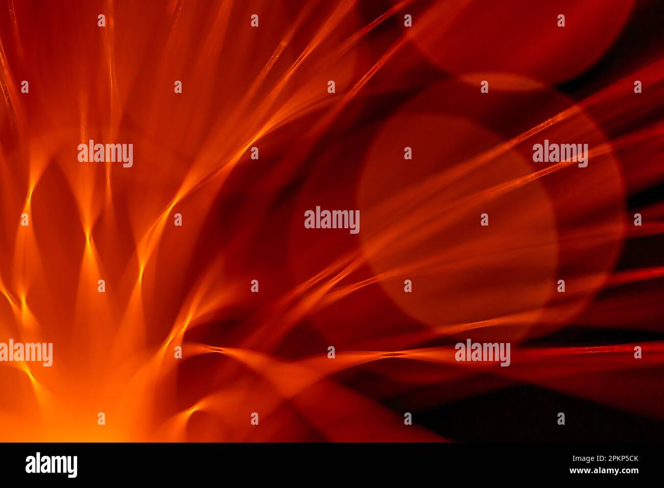 Fibre Optic Abstract Stock Photo Alamy