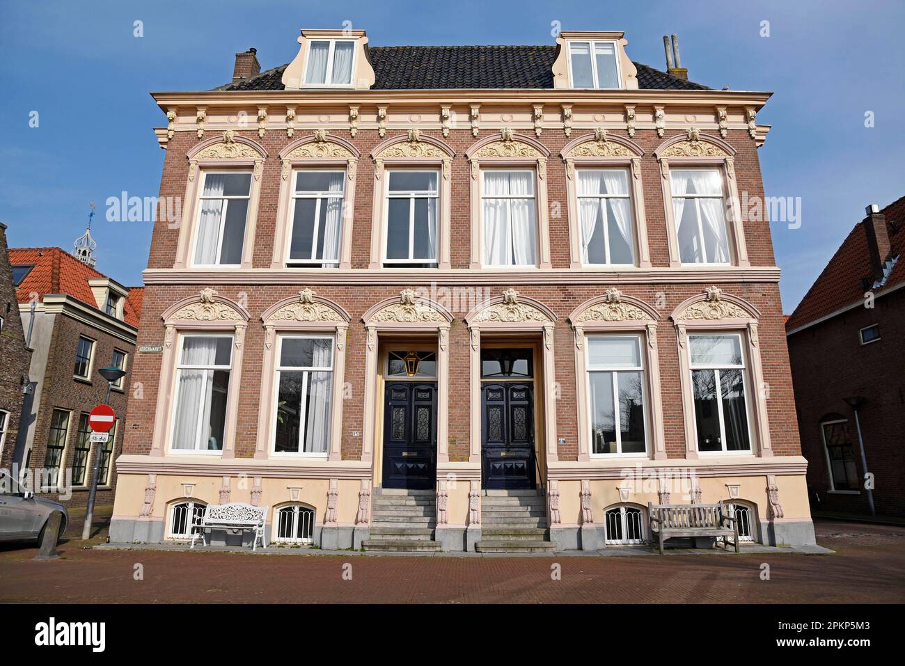 Traditional house, residential house, old town, Hoorn, North Holland