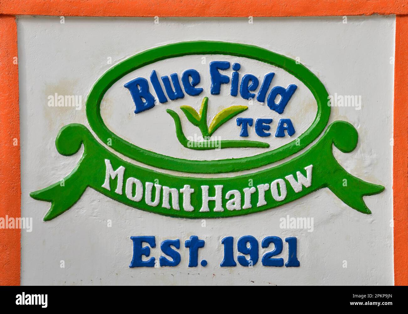 Logo, Blue Field Tea, Tea Factory, Mount Harrow, Nuwara Eliya, Sri ...