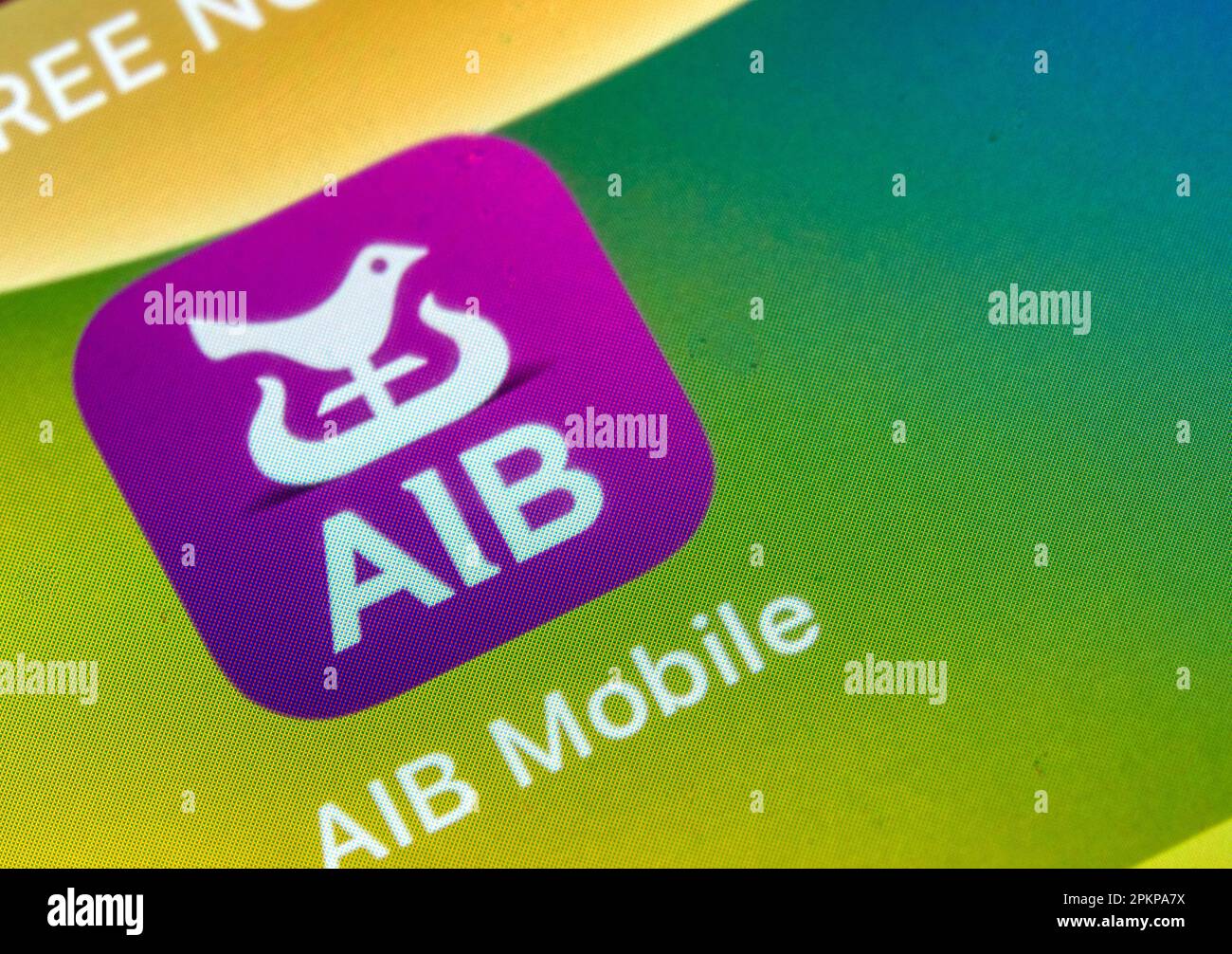 AIB app icon Stock Photo Alamy