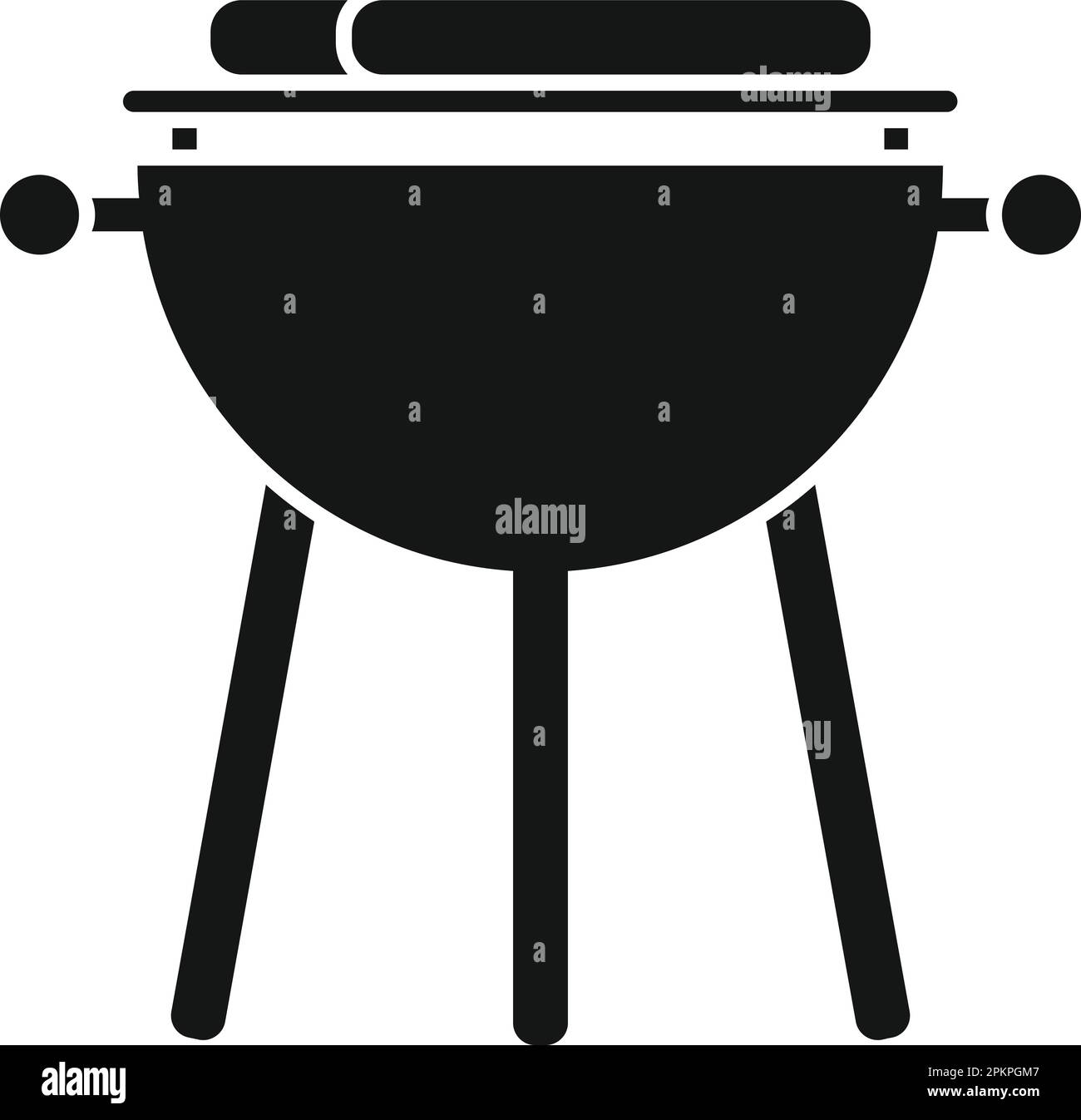Bbq icon simple vector. Meat grill. Steak food Stock Vector Image & Art ...