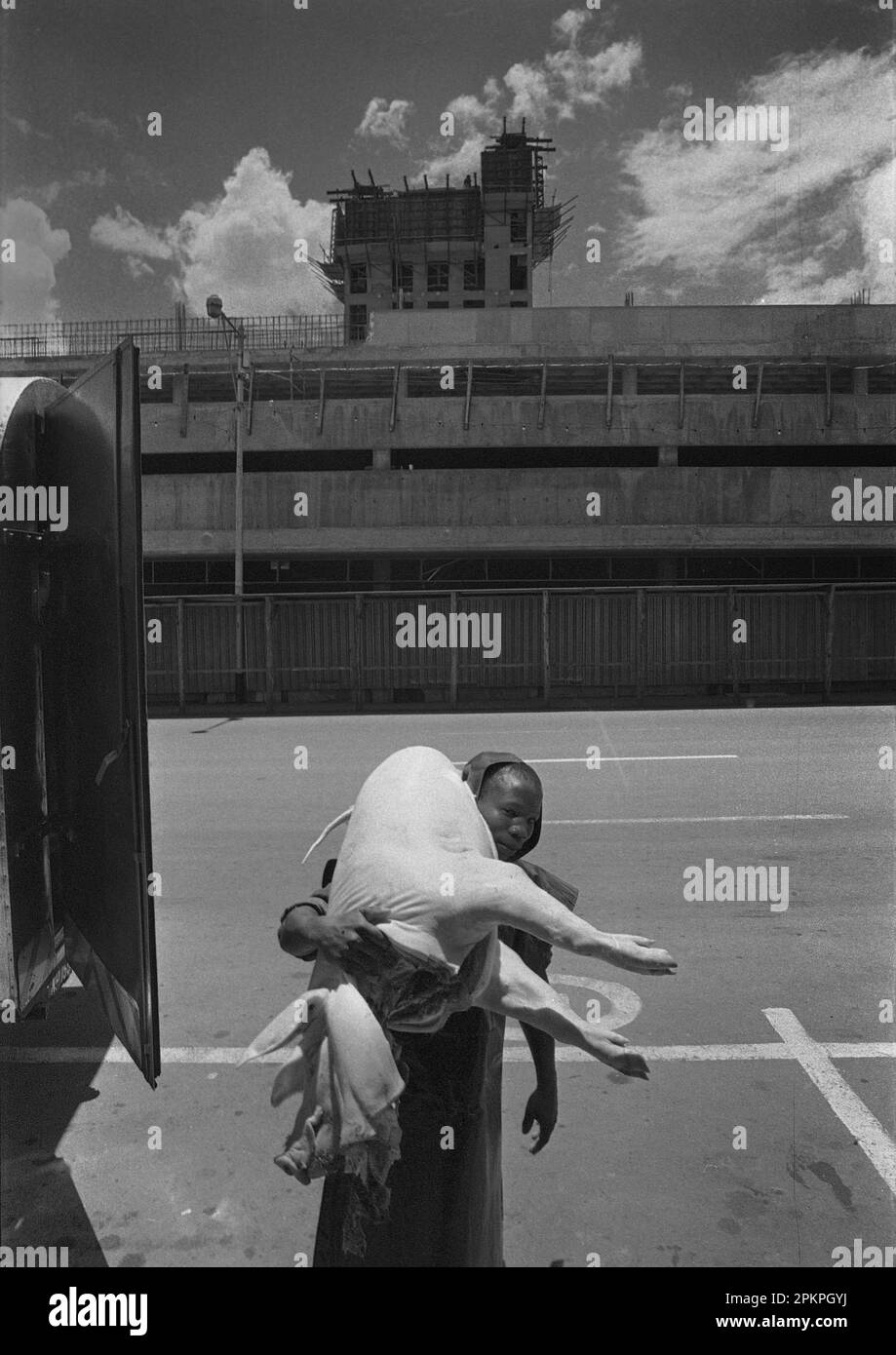 The butchers van. Pietermaritzburg Stock Photo Alamy