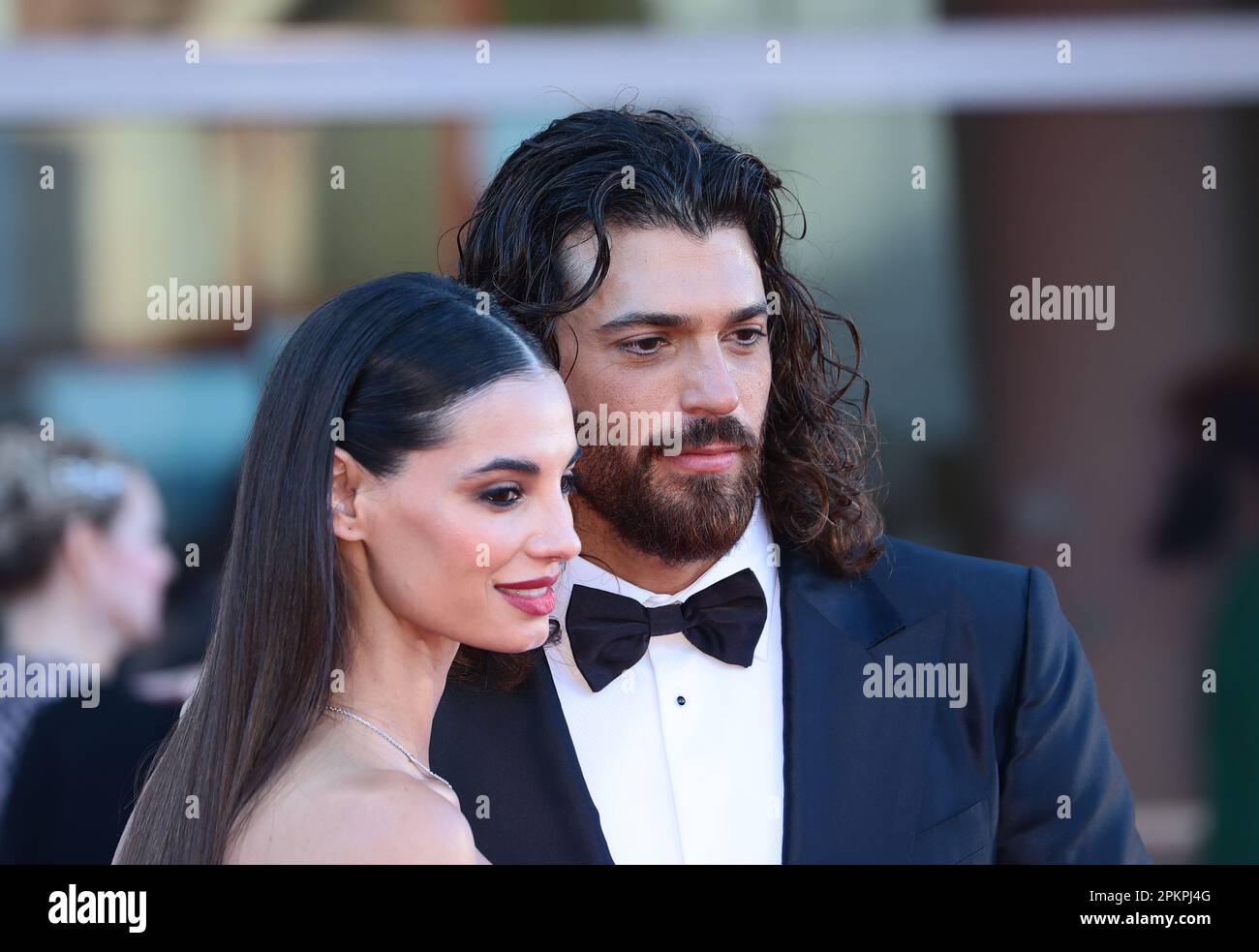 VENICE, ITALY - SEPTEMBER 06: Francesca Chillemi and Can Yaman attends ...