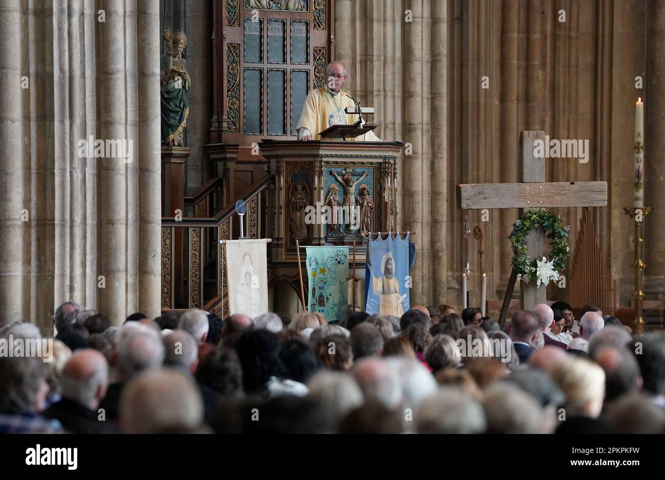 The Archbishop Of Canterbury Justin Welby Delivers His Sermon As He ...