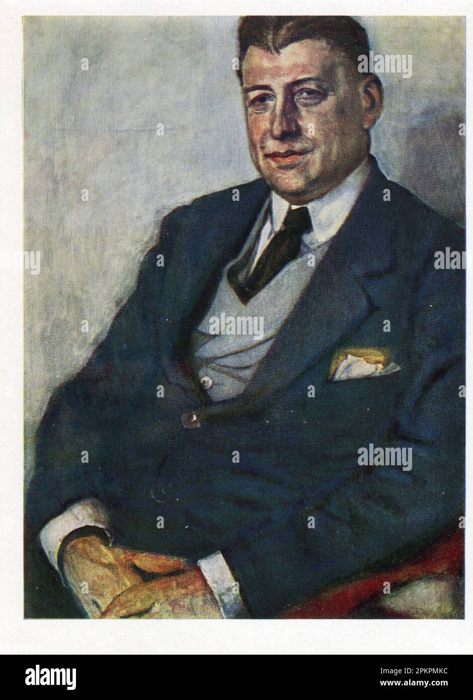 Old Vintage postcard of the USSR, 1965. "Portrait of Y.M. Yuryev" by ...