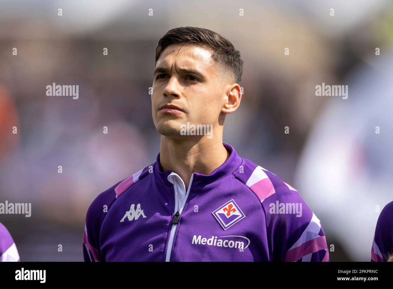 Florence, Italy. January 4, 2023 Lucas Martinez Quarta (Fiorentina) during  the Italian Serie A match between Fiorentina 1-1 Monza at Artemio Franchi  Stadium on January 4, 2023 in Florence, Italy. Credit: Maurizio