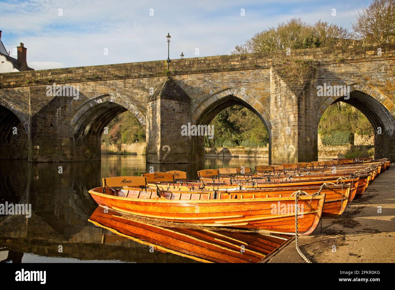 Elvet Bridge is a grade one listed medieval arched masonry structure
