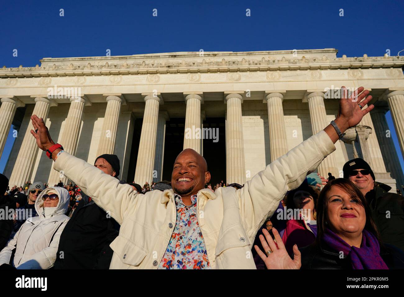 Eunice Monroig, right, and Alexis Zayas, center, of Puerto Rico