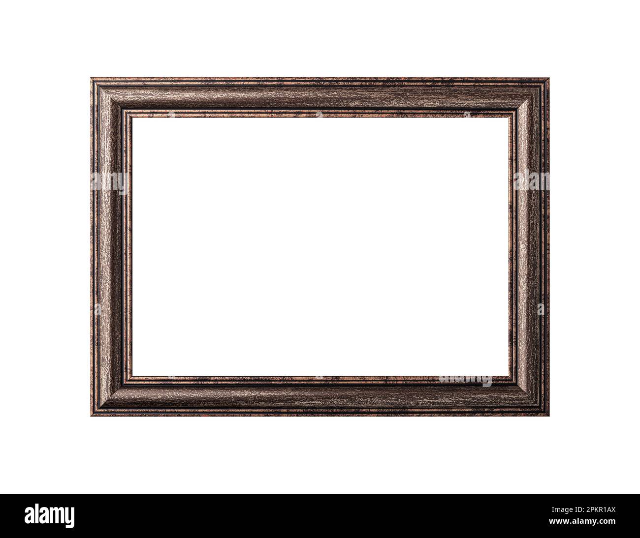 Old picture frame isolated on white Stock Photo Alamy