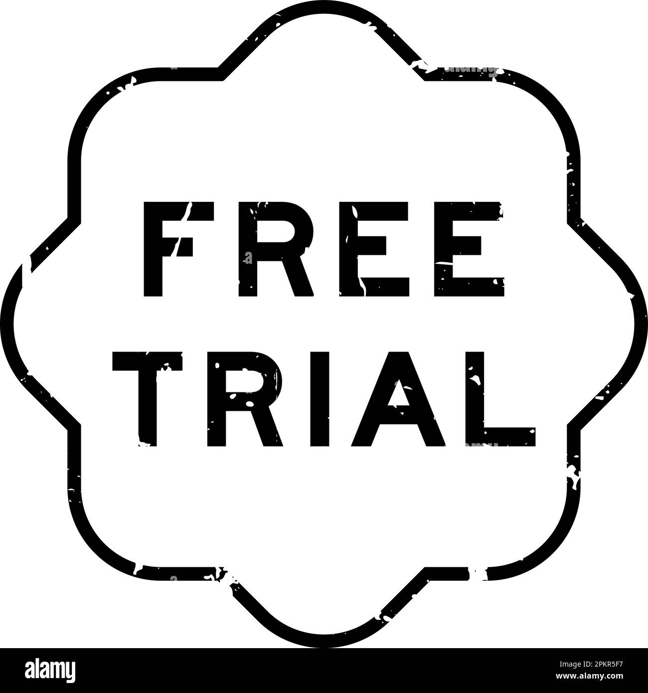 Trial version rubber stamp Black and White Stock Photos & Images - Alamy