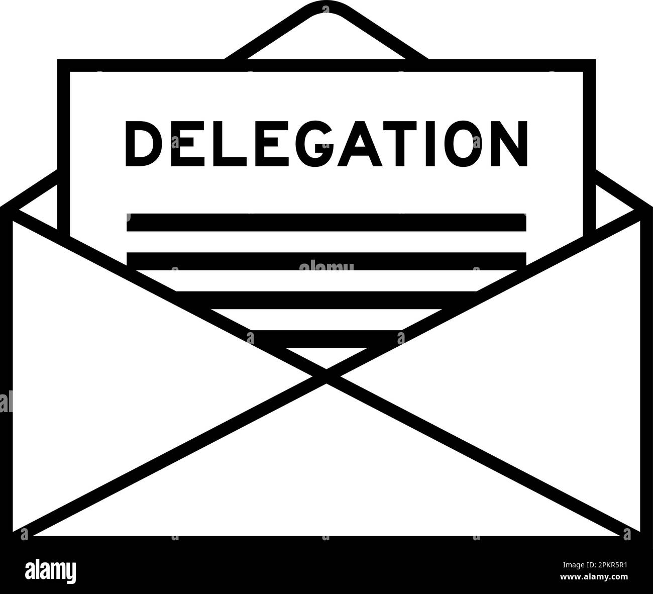 Delegate Lettering Corporate delegation Black and White Stock Photos & Images - Alamy