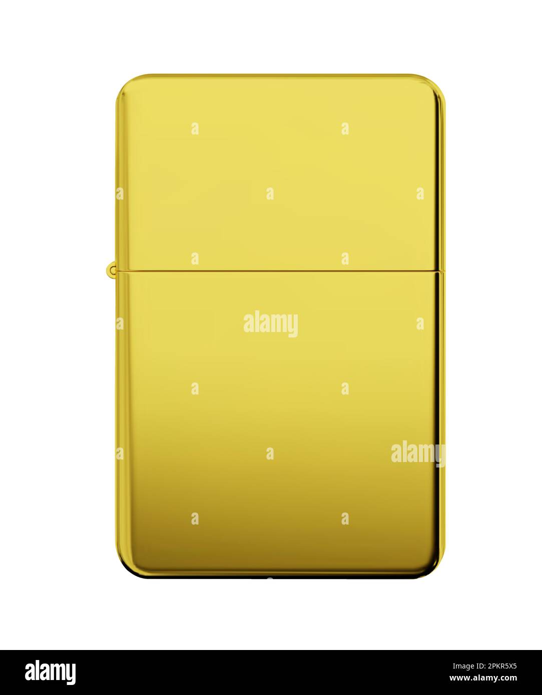 Metallic luxury lighter with closed cover. Vector illustration isolated ...