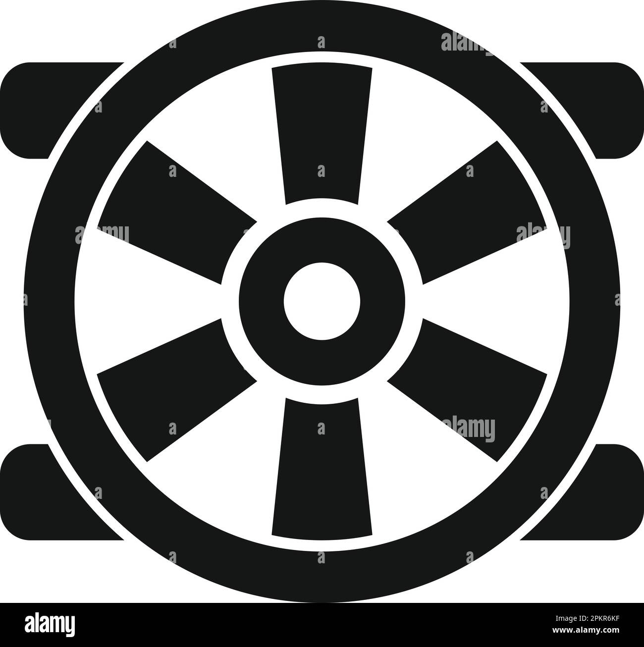Equipment fan icon simple vector. Repair service. Home work Stock ...