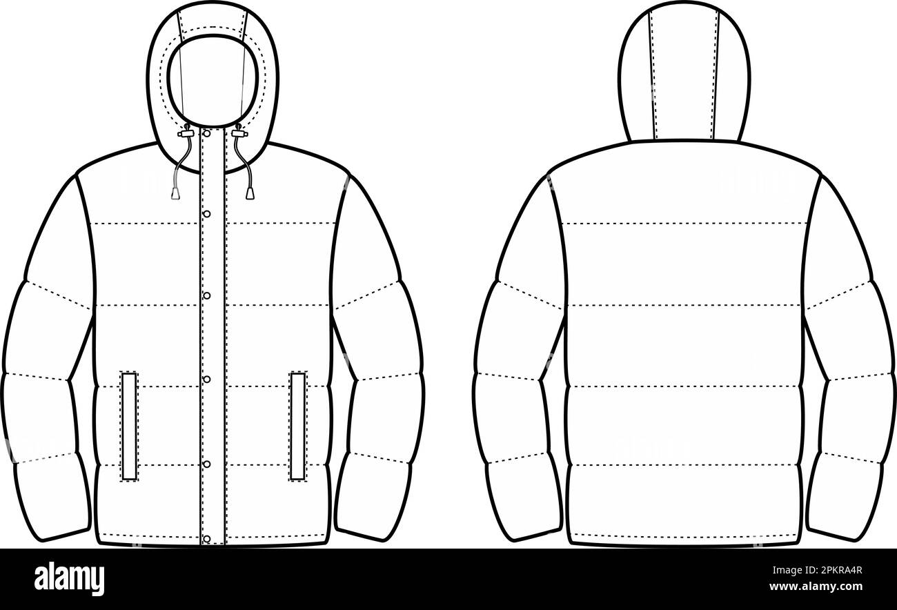 Man jacket sketch Stock Vector Images - Alamy