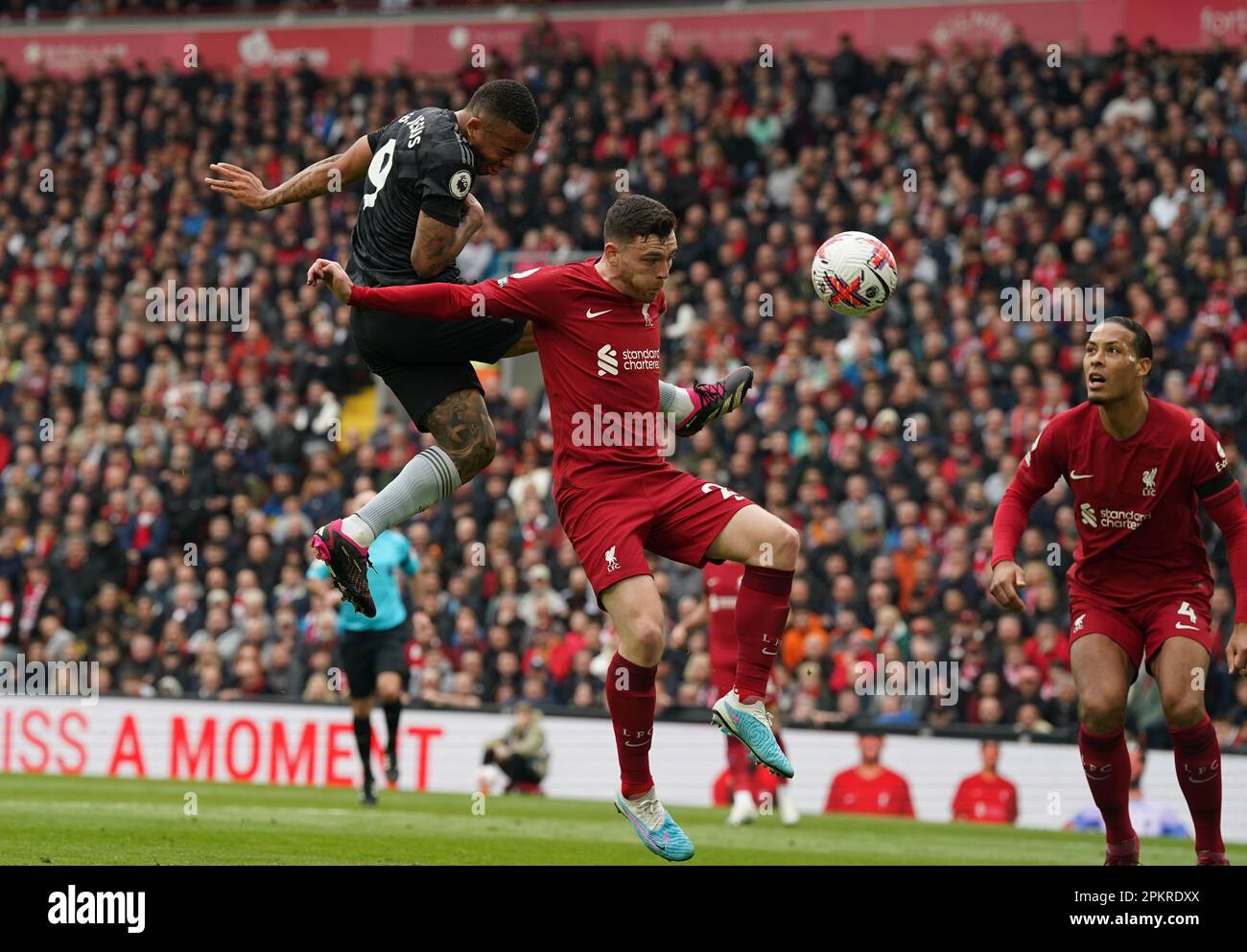 Arsenal's Gabriel Jesus scores their side's second goal of the game