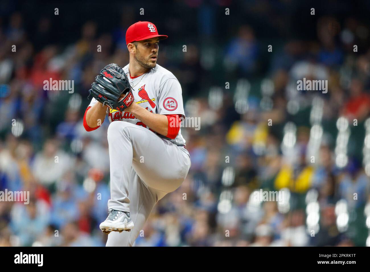April 8, 2023 St. Louis Cardinals relief pitcher Drew VerHagen (34