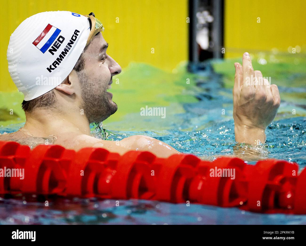 EINDHOVEN Arno Kamminga in action on the 100 meter breaststroke
