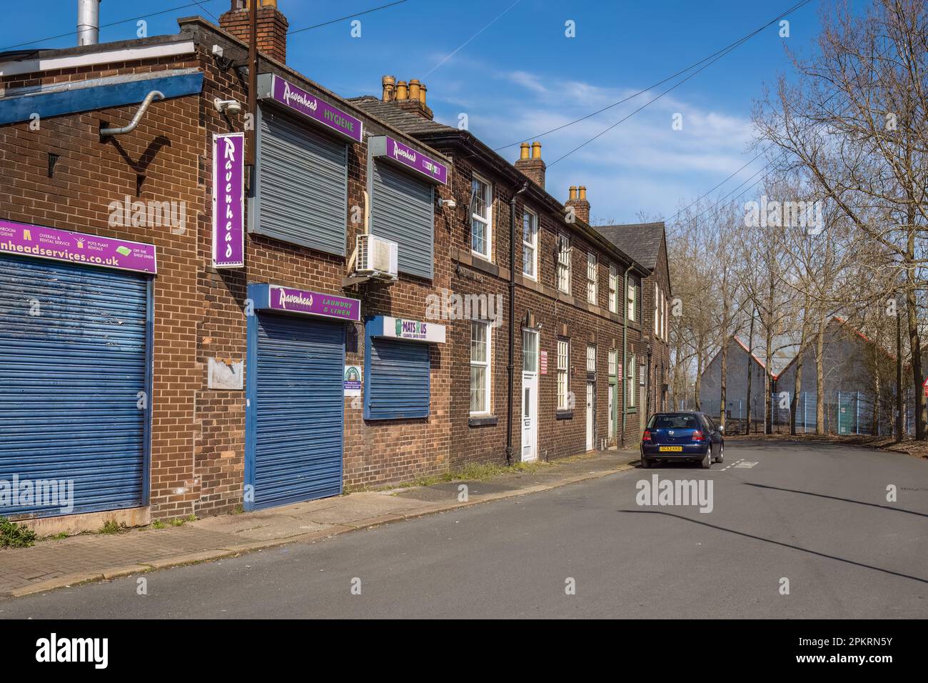 Ravenhead Industrial Estate in St Helens, Merseyside Stock Photo Alamy