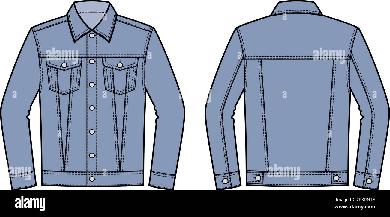 Man jacket sketch Stock Vector Images - Alamy