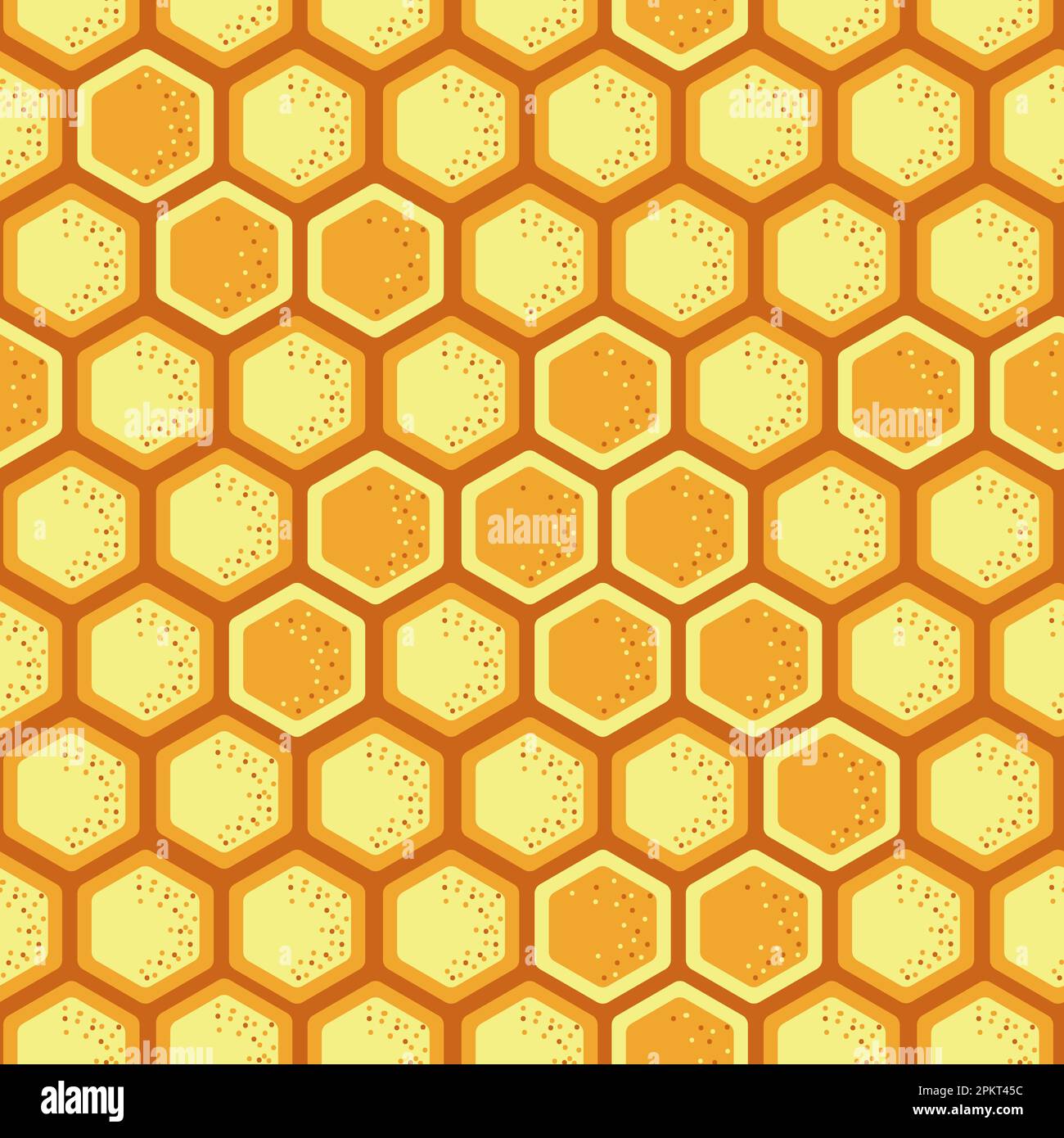 Premium Vector  Seamless honeycomb pattern swett yellow background vector  bee pattern simple template