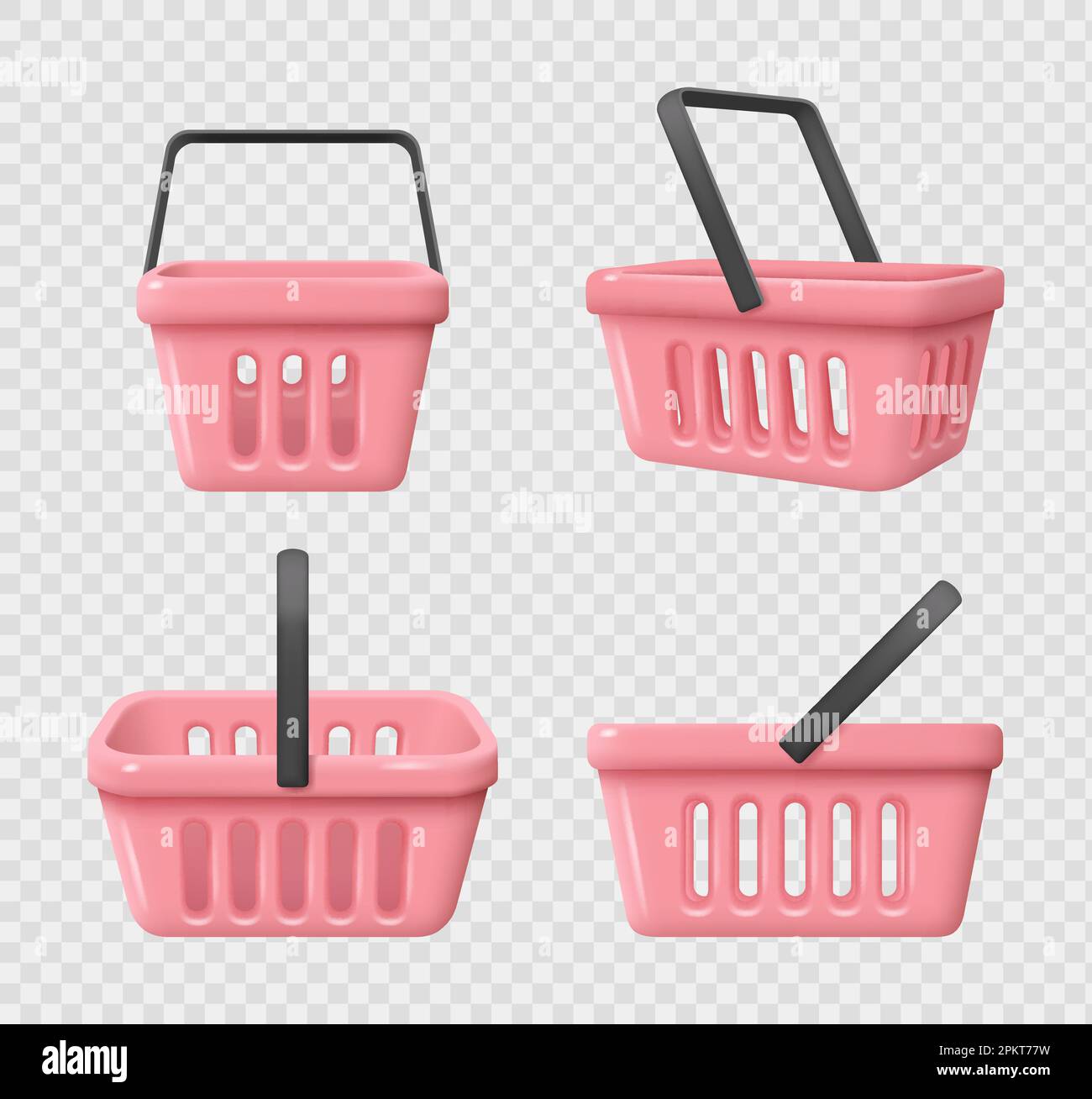 Plastic shopping variety grocery products Stock Vector Images - Alamy