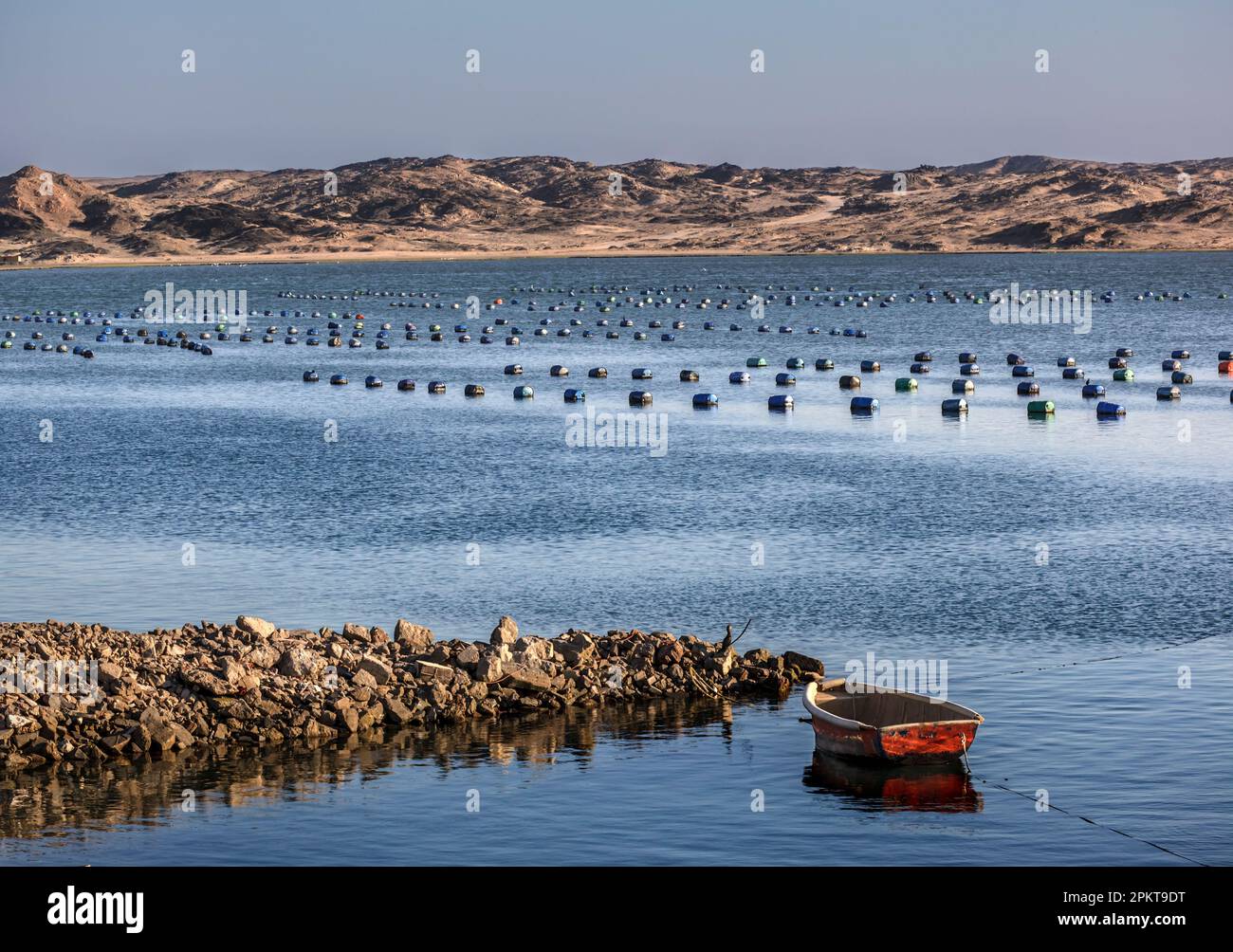 Oyster farm in Grosse Bucht Bay near Lüderitz Stock Photo Alamy