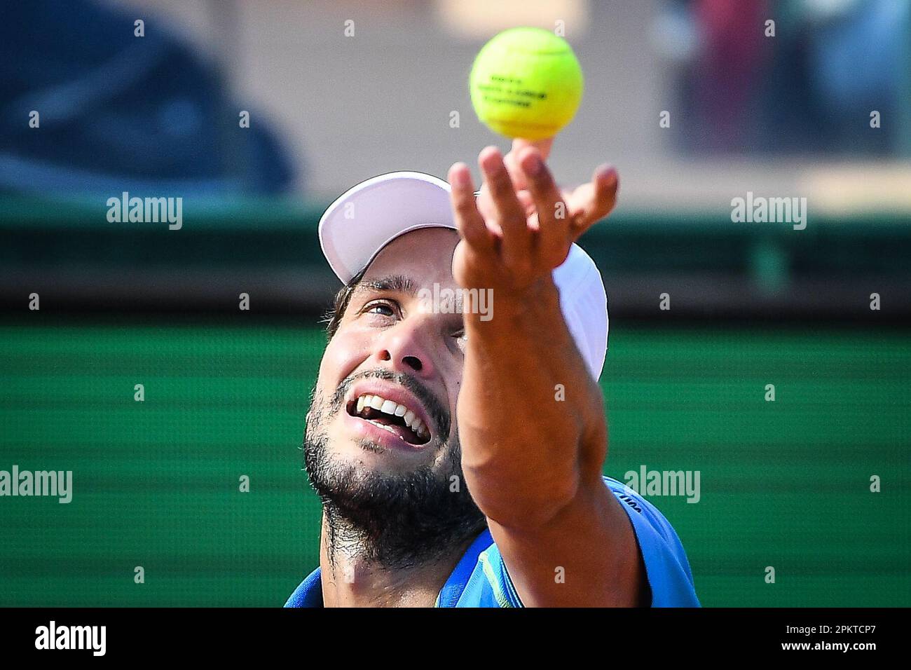 April 8, 2023, Rome, France: Gregoire BARRERE of France during the Rolex  Monte-Carlo, ATP Masters 1000 tennis event on April 8, 2023 at Monte-Carlo  Country Club in Roquebrune Cap Martin, France -