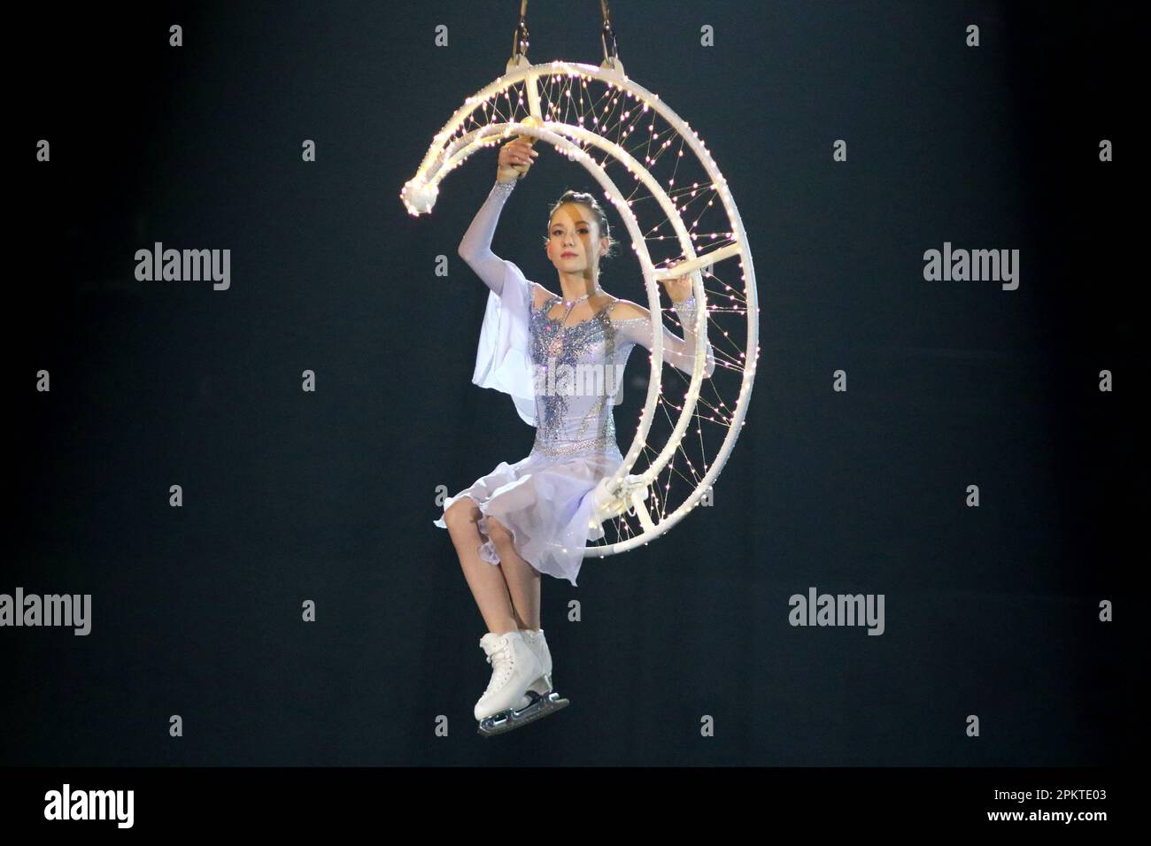 Russian Federation. Saint-Petersburg. Jubilee. Figure skating. Ice show ...