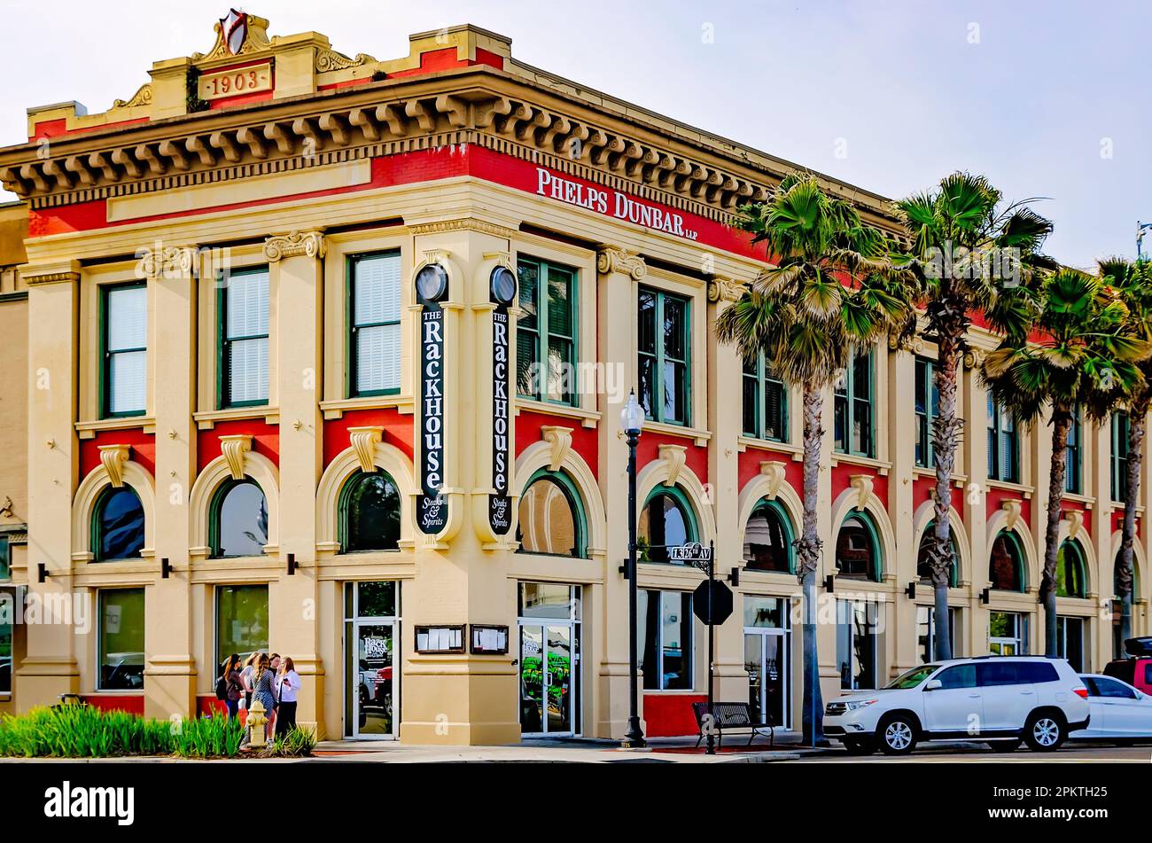 The Rack House restaurant is pictured in the historic First National