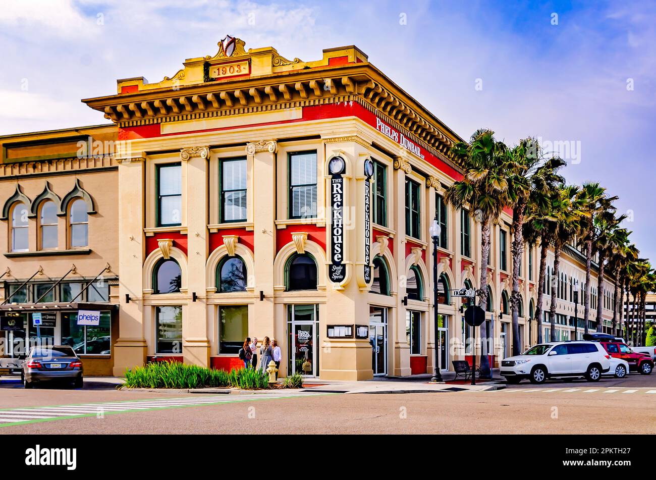 The Rack House restaurant is pictured in the historic First National