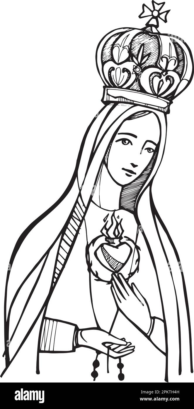catholic-fatima-stock-vector-images-alamy