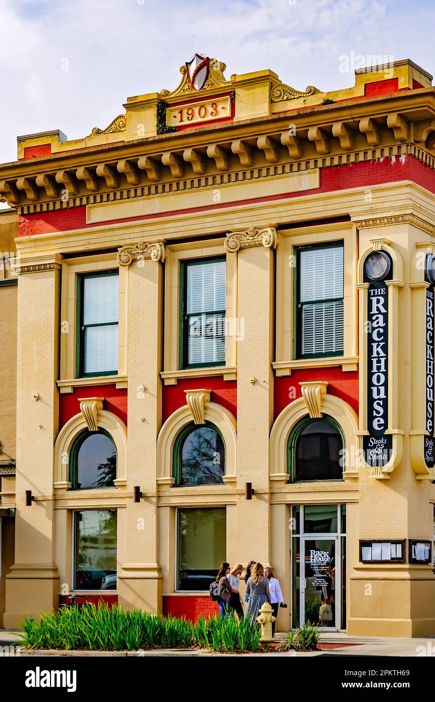 The Rack House restaurant is pictured in the historic First National