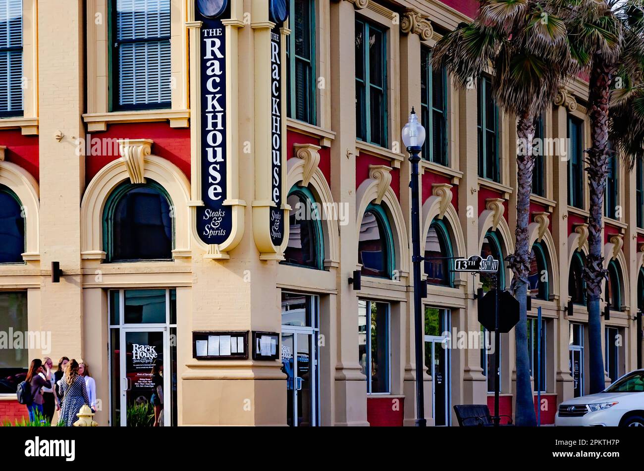The Rack House restaurant is pictured in the historic First National