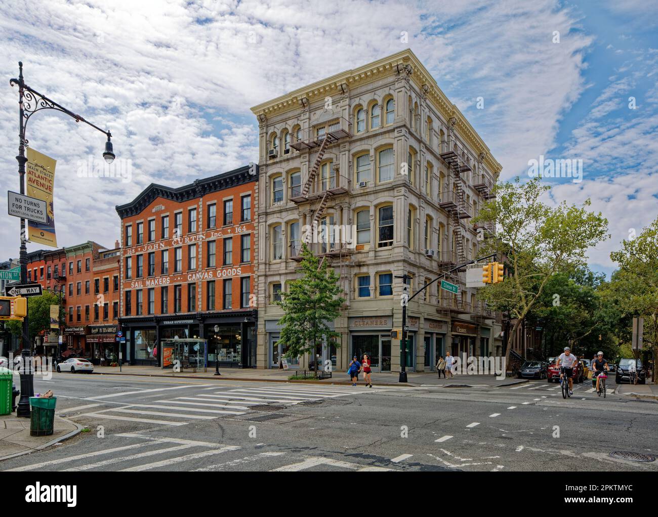 160 Atlantic Avenue, once a bank building, now holds apartments above