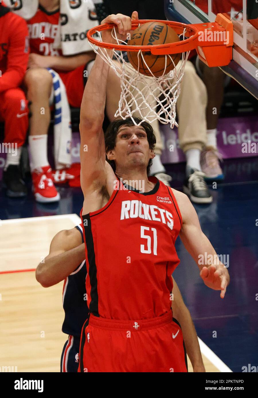 Rockets center Boban Marjanovic named as finalist for 2022-23 NBA  Sportsmanship Award